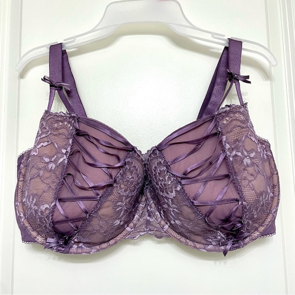 Adore Me Other - Adore Me Purple Lined Balconette Bra